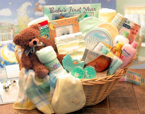 baby gift basket, new baby gift, new baby basket, baby basket, newborn baby gift