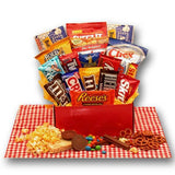 care package, get well gift, snack gift basket