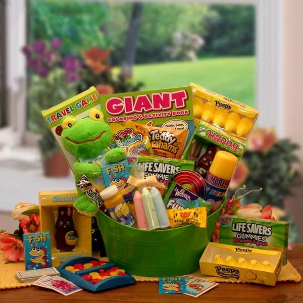 Easter gift baskets, Easter basket, Easter gift, Childs Easter basket