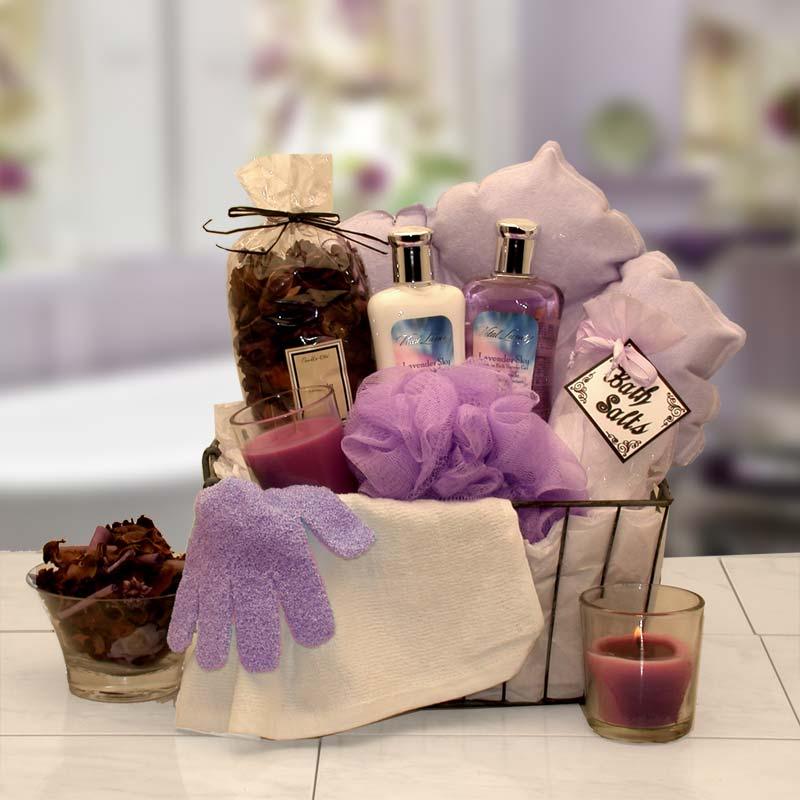 gift for her, spa gift basket, pamper gift basket, spa basket