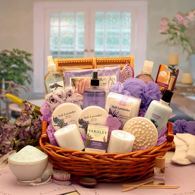 gift for her, spa gift basket, pamper gift basket, spa basket