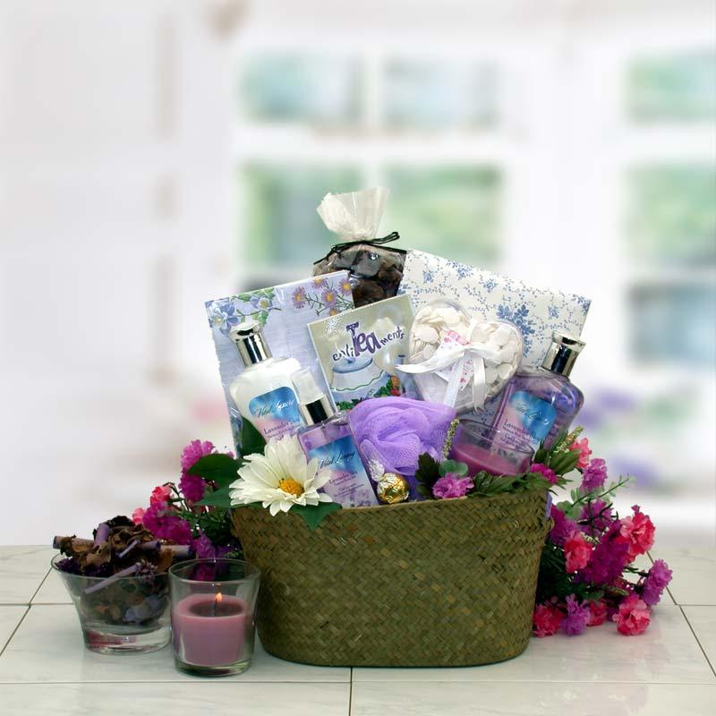 gift for her, spa gift basket, pamper gift basket, spa basket
