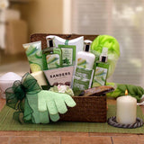 gift for her, spa gift basket, pamper gift basket, spa basket
