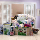 gift for her, spa gift basket, pamper gift basket, spa basket