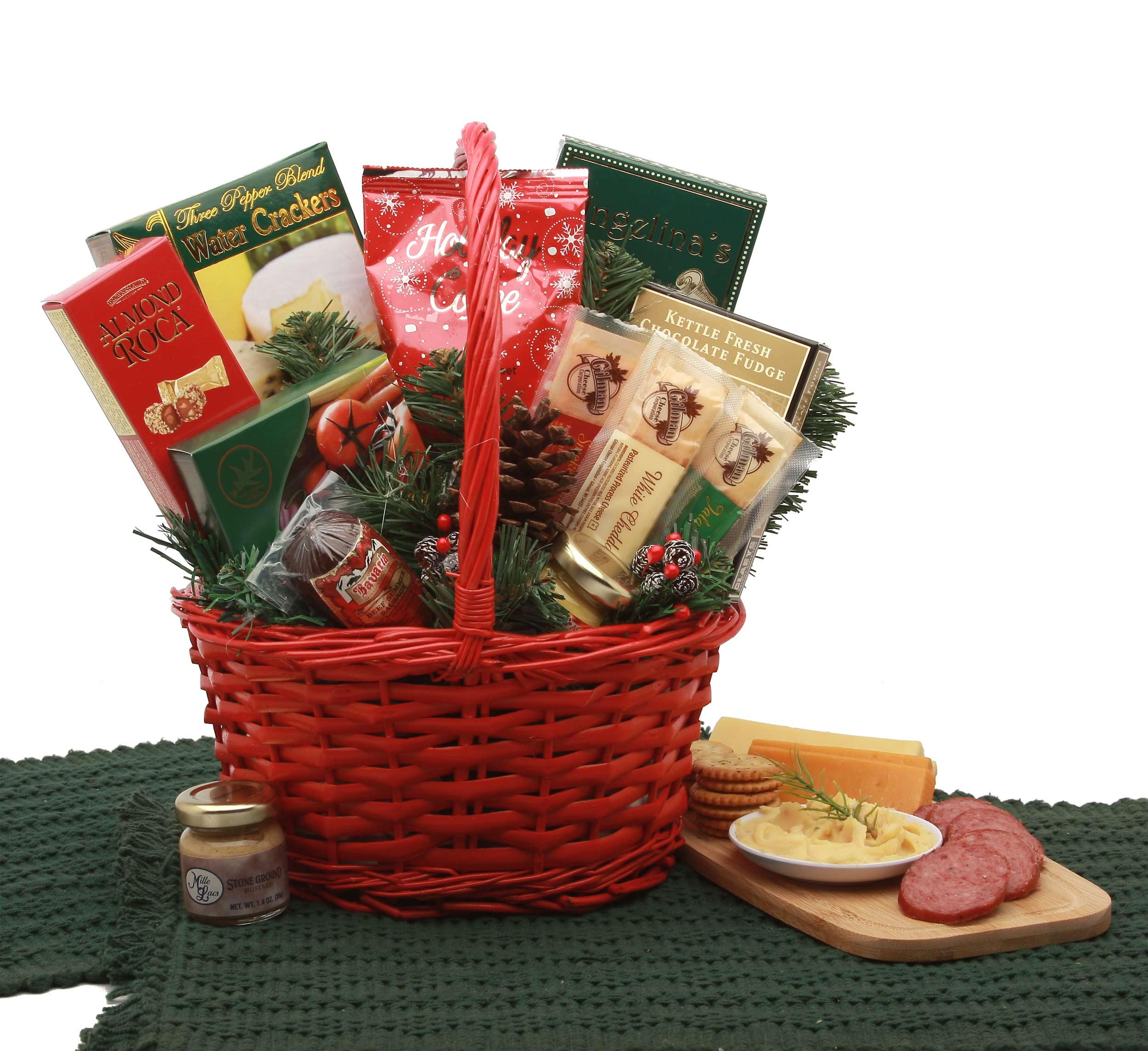 Christmas gift baskets, Christmas basket, holiday baskets, holiday gift baskets