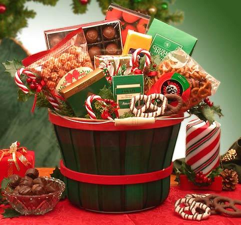 Christmas gift baskets, Christmas basket, holiday baskets, holiday gift baskets