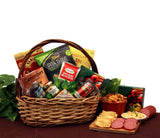 meat and cheese board, meat and cheese gift, sausage and cheese gift