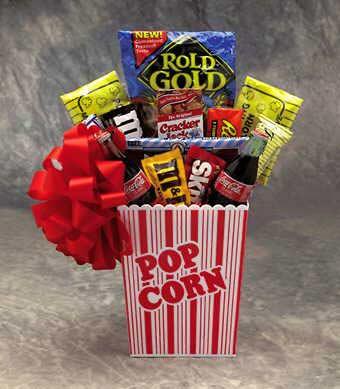 snack basket, junk food basket, snack gift basket, food basket, snack gift