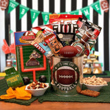 football gift, football gift basket, football gift idea, gift for him, gift for dad, father's day gift