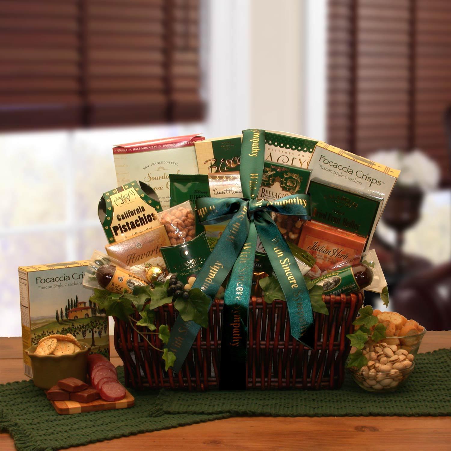 sympathy gift, sympathy gift basket, sympathy basket, condolence gift basket, condolence basket