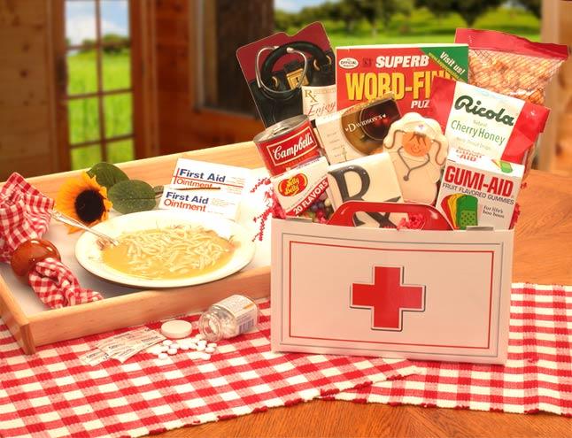 get well gift, get well basket, get well gift basket, feel better gift