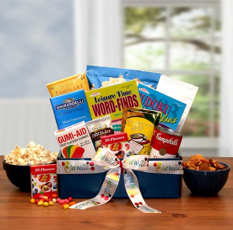 get well gift, get well basket, get well gift basket, feel better gift