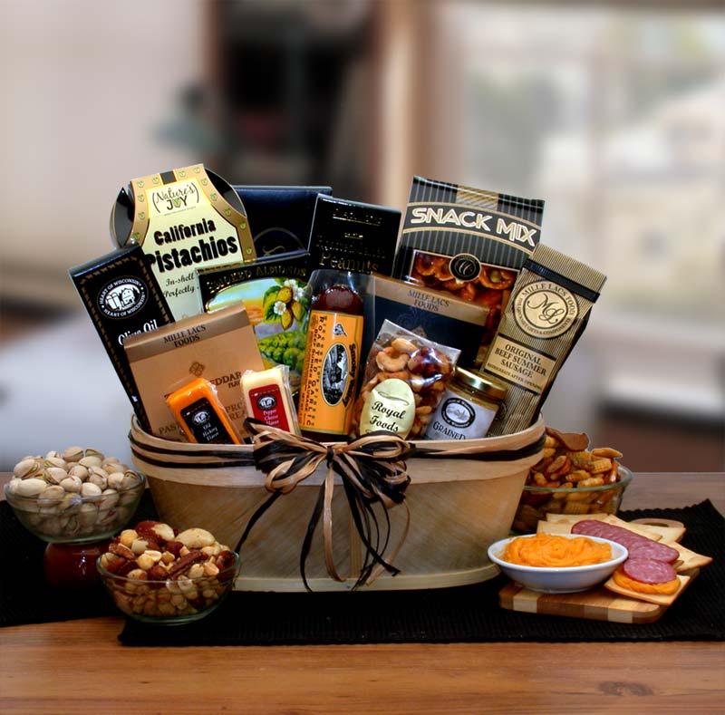 snack basket, junk food basket, snack gift basket, food basket, snack gift