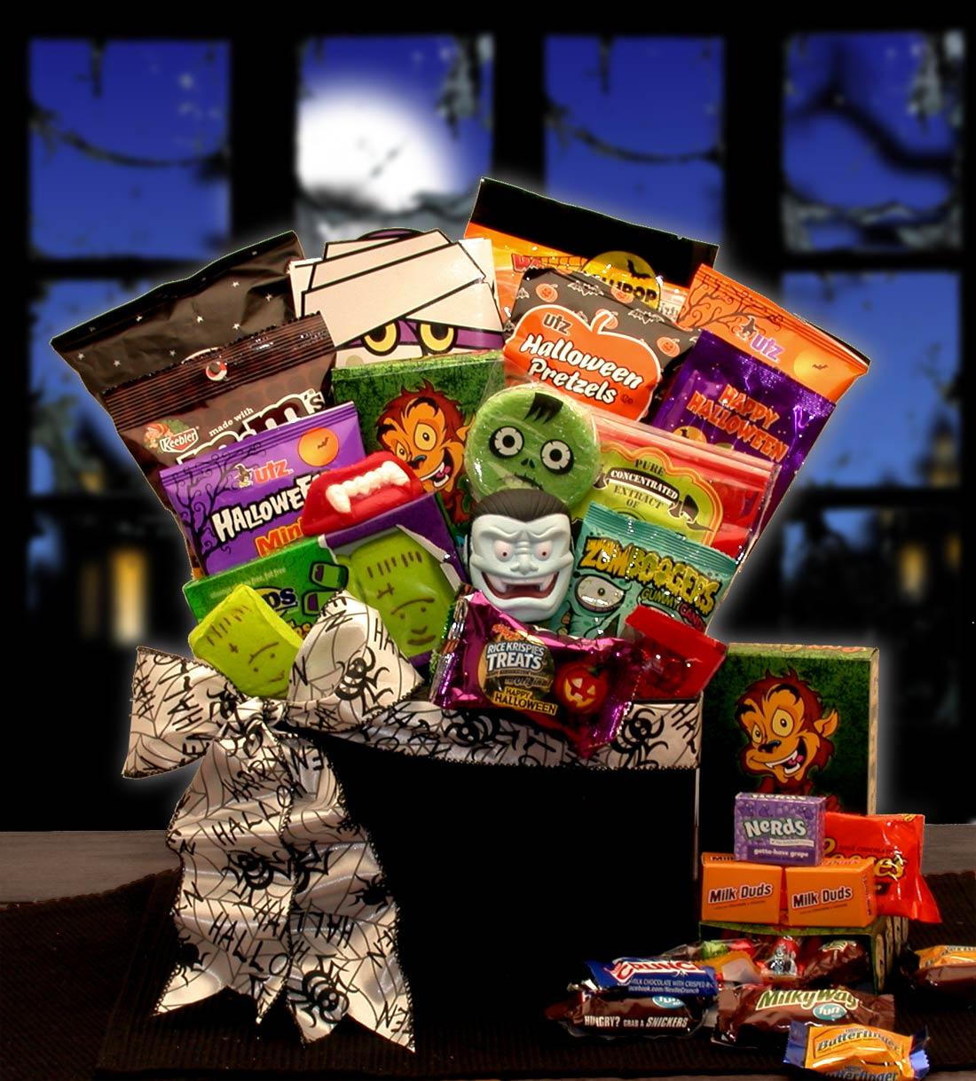 Halloween candy care package, Halloween gift basket, Halloween baskets, Childs Halloween gift, Childs Halloween basket, kids Halloween basket, kids Halloween gift