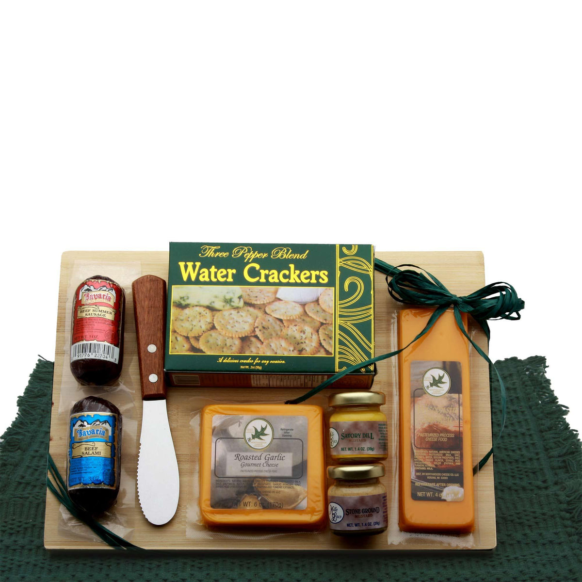 meat and cheese board, meat and cheese gift, sausage and cheese gift