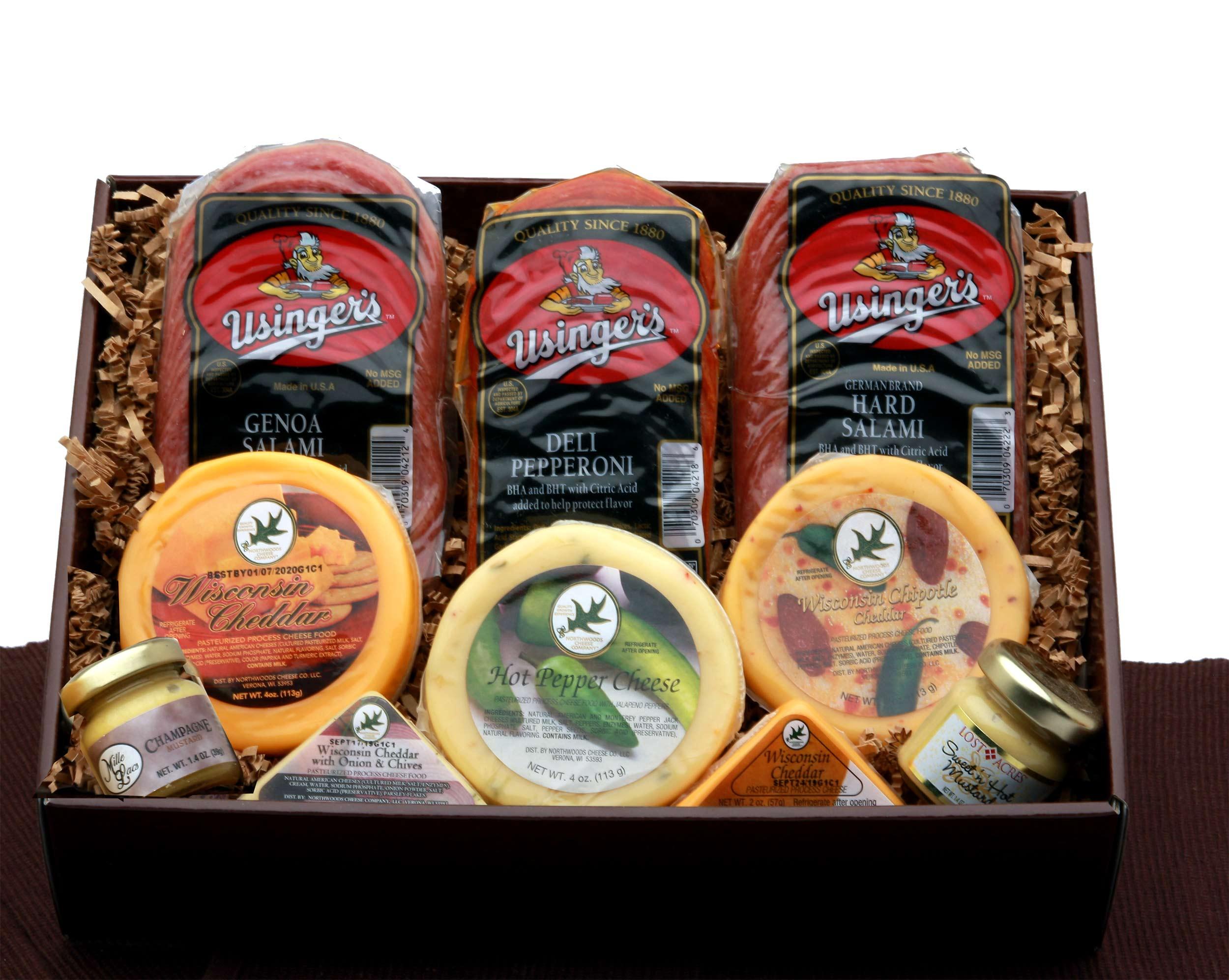 meat and cheese board, meat and cheese gift, sausage and cheese gift