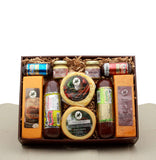 meat and cheese board, meat and cheese gift, sausage and cheese gift