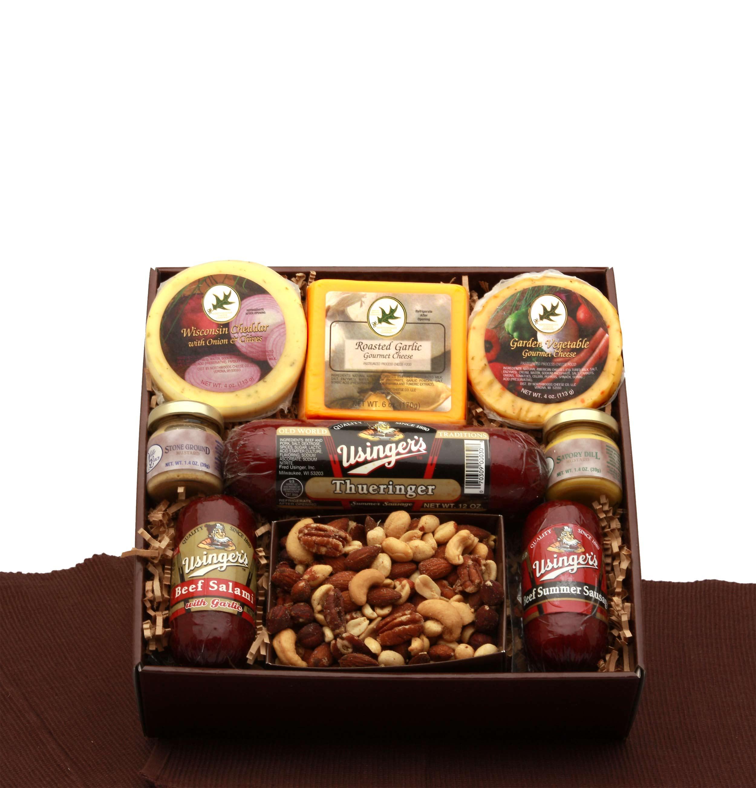meat and cheese board, meat and cheese gift, sausage and cheese gift
