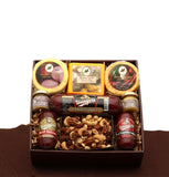 meat and cheese board, meat and cheese gift, sausage and cheese gift