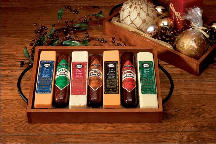 meat and cheese board, meat and cheese gift, sausage and cheese gift