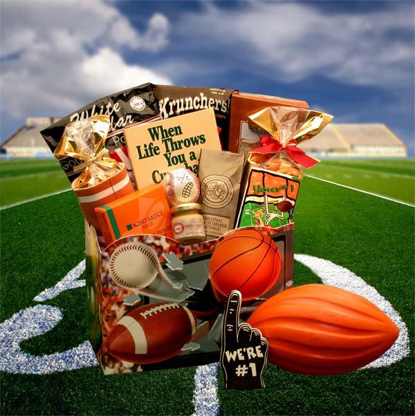 sports gift basket, sport basket, sports gift, gift for him, gift for man, mans gift basket, men's gift basket
