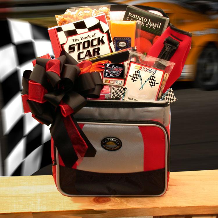 Nascar gift, racing gift, sports gift basket, sport basket, sports gift, gift for him, gift for man, mans gift basket, men's gift basket