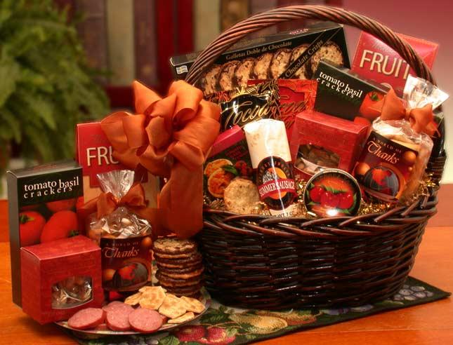 thank you gift, thank you gift basket, corporate gift basket, corporate thank you gift, thank you basket