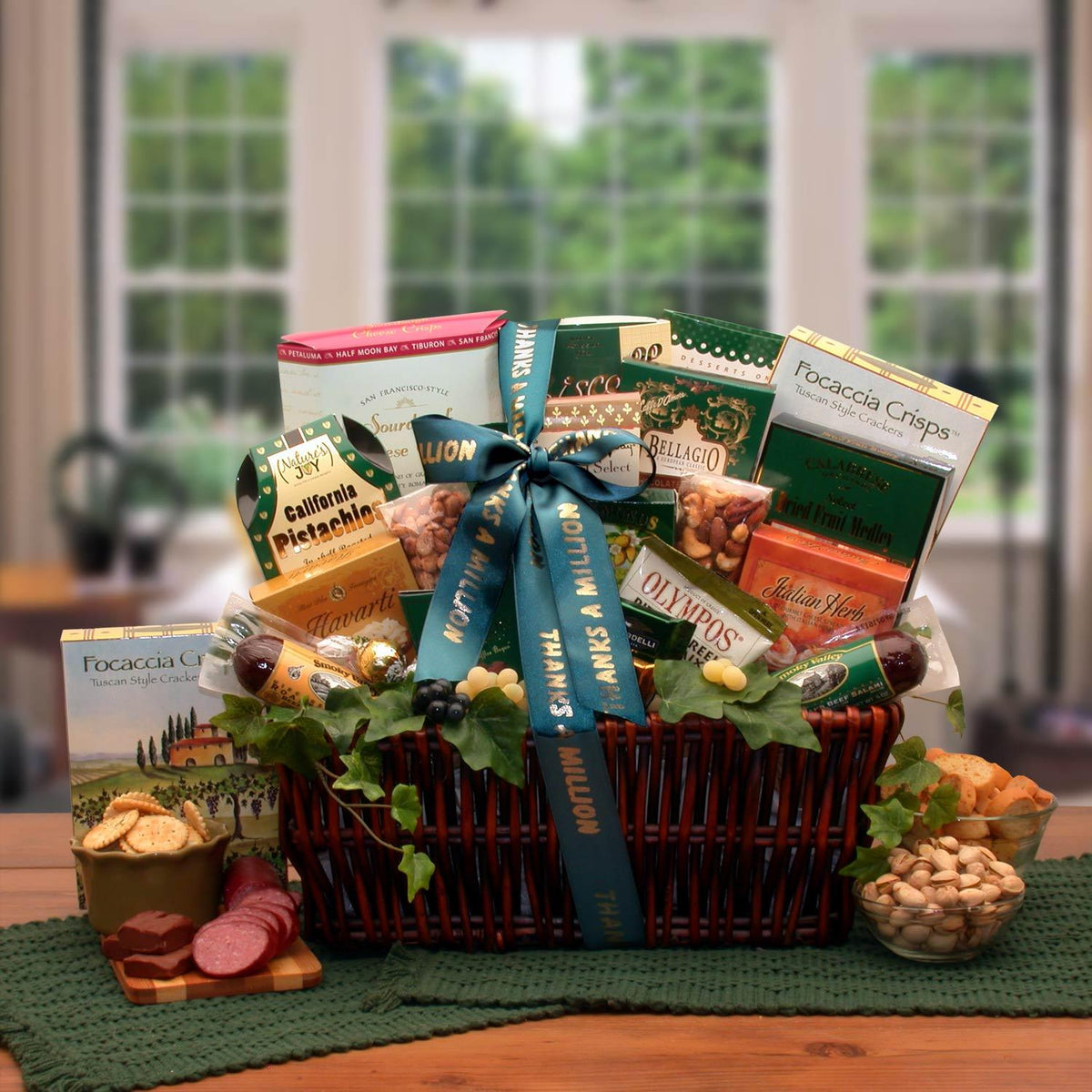 thank you gift, thank you gift basket, corporate gift basket, corporate thank you gift, thank you basket