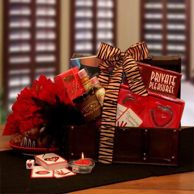 wedding gift basket, wedding basket, romantic gift, couples gift, romantic evening gift
