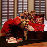 wedding gift basket, wedding basket, romantic gift, couples gift, romantic evening gift